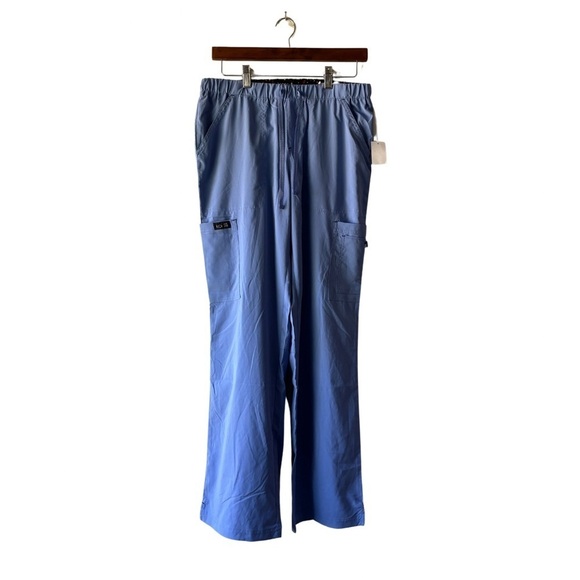 NWT Koi basics‎ light blue scrub pants size S - Picture 1 of 8